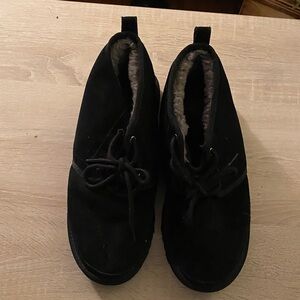 Men's Black Suede Ankle Boots